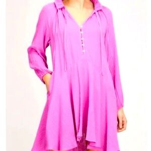 Magaschoni Rosebud pink dress. Size L